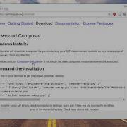 Installing Composer Dependency Manager