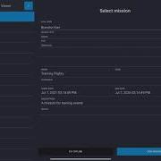 DroneSense Mobile Mission Selection