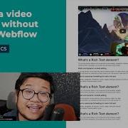 Pinning A Video On Scroll Without Code In Webflow Tutorial 2021