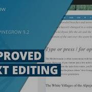 Improved Inline Text Editor