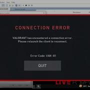 How To Fix Valorant Error Code VAN 81 Valorant Connection Error Latest 2024