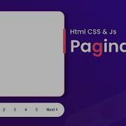 How To Make Pagination In Website Using HTML CSS And JavaScript