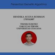 Penerapan Algoritma Genetik Menggunakan Tool Box Optimtool MATLAB Dengan Versi R2013a
