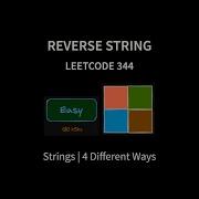 Reverse String Leetcode 344 Java