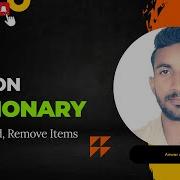 Add Update Delete Elements Python Dictionary Python Tutorials For Beginners