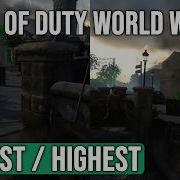 Call Of Duty WW2 LOW Vs HIGH Graphics Settings Test