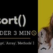 JavaScript Sort In Under 3 Min