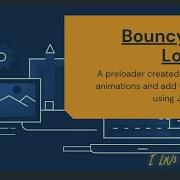 Simple APP Bouncy Ball Loader Page Css Animation Added As Preloader To A Website Using JavaScript
