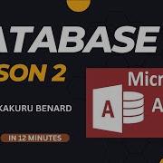 Database Lesson 2