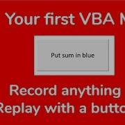 Excel Macro How To Record Your First VBA Macro An Automate Anything Doctor Excel 017
