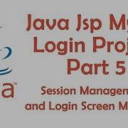 Session Management Java Jsp MySql Login Project Part 5