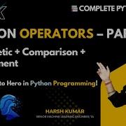 EP 10 Operators In Python Part 1 Arithmetic Comparison Assignment Explained