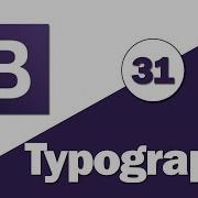 31 Bootstrap 4 Tutorial Content Typography