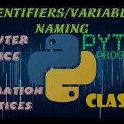 Variables Or Identifiers Naming Rules In Python Programming Language CS IP Class 11