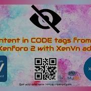 Hide Content In CODE Tags From Guests For Xenforo 2 With XenVn Add On
