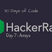 Day 7 Arrays