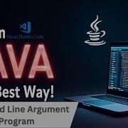 Command Line Argument In Java VS Code