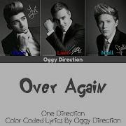 One Direction Over Again New Color Coded Lyrics 2024