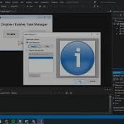 How To Make Disable Enable Task Manager NET