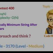 Lexicographically Minimum String After Removing Stars LeetCode 3170 Weekly Contest 400 Heap