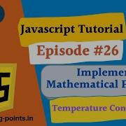 Temperature Conversion 26 JavaScript Tutorial Celsius To Fahrenheit And Fahrenheit To Celsius
