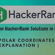 28 Hackerrank Polar Coordinates Python HackerRank Solutions In Hindi Python Hackerrank