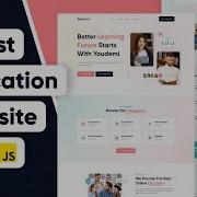 How To Make A Responsive Education Website Using HTML CSS JavaScript