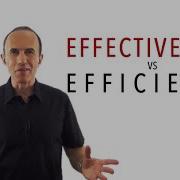 Effectiveness Vs Efficiency