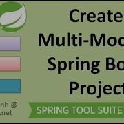 Create Multi Module Spring Boot Project In Spring Tool Suite STS