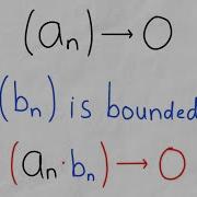 Bounded Sequence And Zero Convergent Sequence Limit Law Real Analysis Exercises
