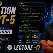 FUNCTIONS Part 5 In Python Lecture 17 Python Full Course For Beginners