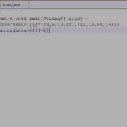 Java Programming Tutorial 33 Multidimensional Arrays Flv