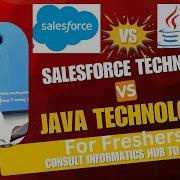 Salesforce Vs JAVA For Freshers Salesforcecareer Java Freshers