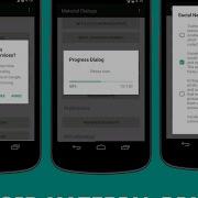 ANDROID MATERIAL DIALOGS