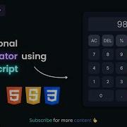 Build A Functional Calculator Using HTML CSS JavaScript Beginner Friendly Tutorial Coding