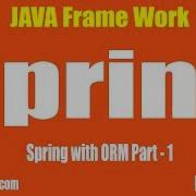 Spring With ORM Part 1