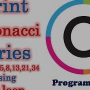 Print Fibonacci Series Using For Loop