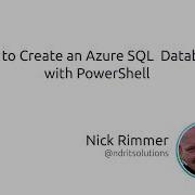 How To Create An Azure SQL Database With PowerShell