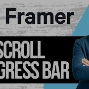 Как создать индикатор выполнения прокрутки в Framer