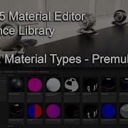 Material Editor Reference 11 Material Types Premultiplied