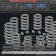 3D ARRAY WITH AUTOCAD POLAR ARRAY
