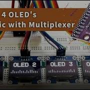 ESP32 4 OLEDs Unlock I2C Multiplexing Power