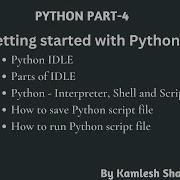Python Part 4 Getting Started With Python IDLE