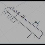Simio Controller Integrated With Complex Simio Conveyor Setup Utilizing Crossover