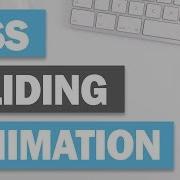 Minimalist CSS Text Sliding Animation Tutorial