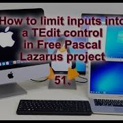 How To Limit Inputs Into A TEdit Control In Free Pascal Lazarus Project Freepascal Lazarus