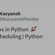 Задания Cron в Python Планирование заданий в Python FastAPI