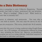 Data Dictionary