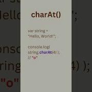 Access Character At Index In Javascript Javascript Index Char