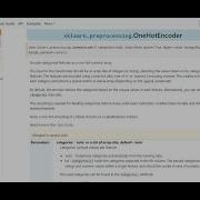 One Hot Encoding In Data Processing Sklearn Preprocessing OneHotEncoder